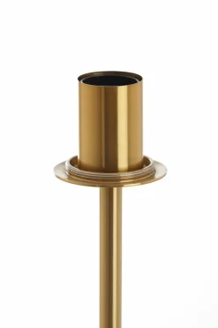 Light en Living Vloerlamp Ø30x160 cm MEDINA glas smoke+goud
