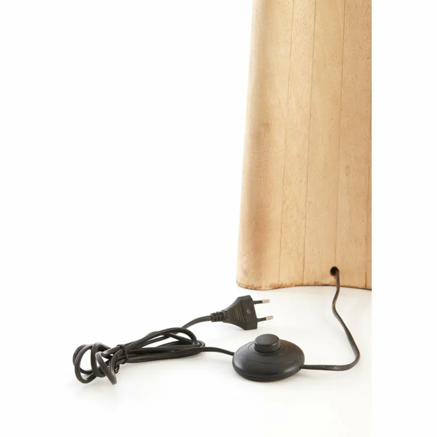 Light en Living Vloerlamp 23x23x125 cm NAVELLI hout mat naturel