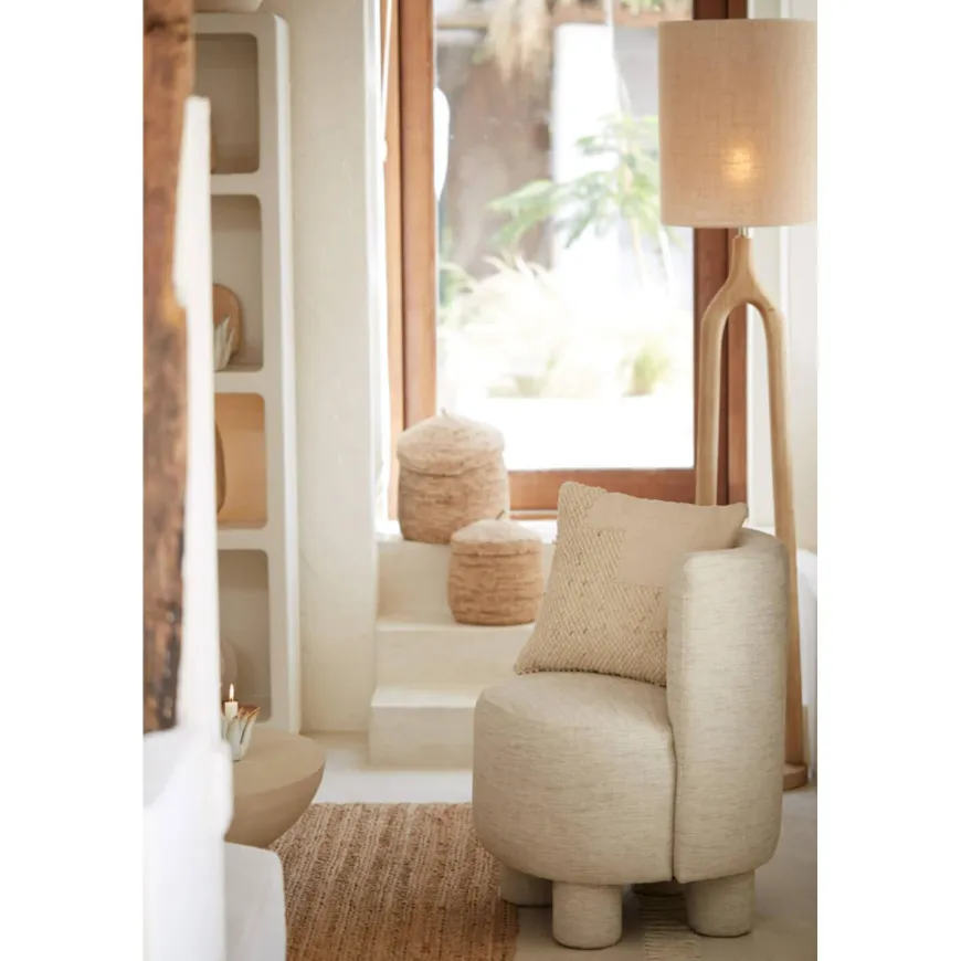Light en Living Vloerlamp Ø30x135 cm XITTA hout mat naturel