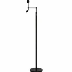 Light en Living Vloerlamp Ø25x140 cm MONTANA mat zwart met LED