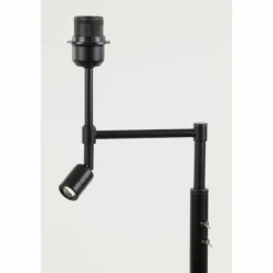 Light en Living Vloerlamp Ø25x140 cm MONTANA mat zwart met LED