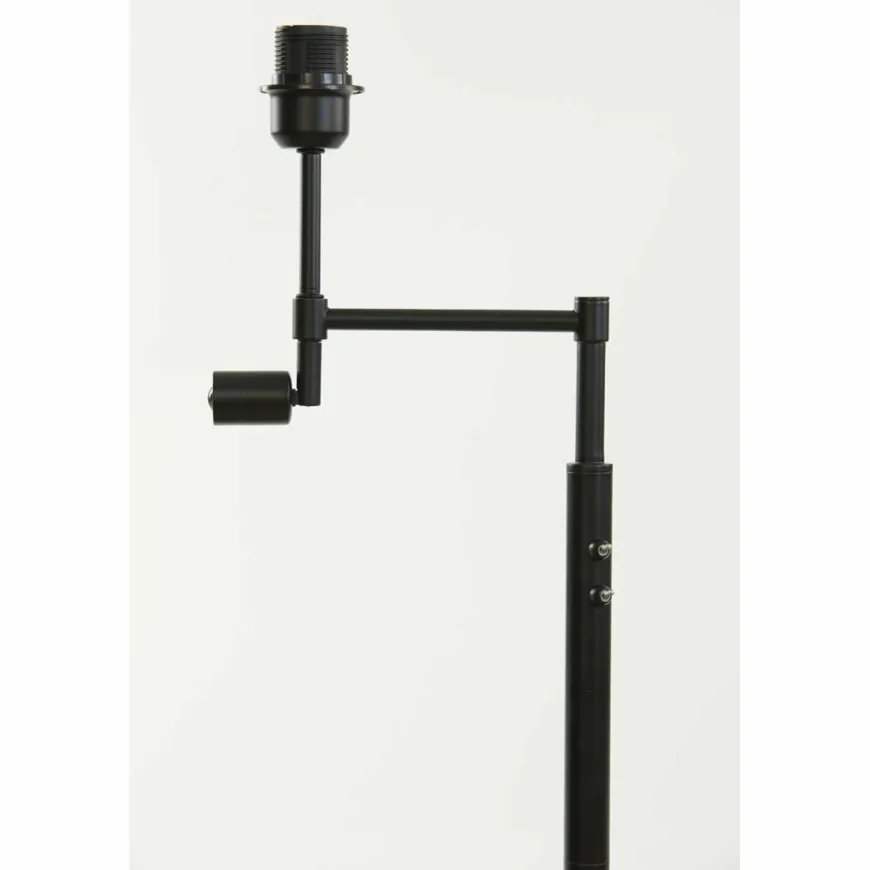 Light en Living Vloerlamp Ø25x140 cm MONTANA mat zwart met LED