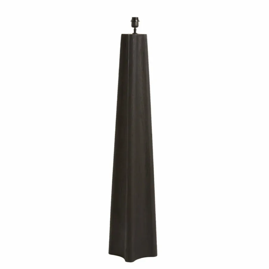 Light en Living Vloerlamp 23x23x125 cm NAVELLI hout mat grijs/bruin