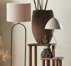 Light en Living Vloerlamp 30x15x142 cm JAMIRI bruin