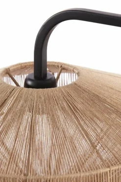 Light en Living Vloerlamp Ø43x164 cm LYRA naturel+mat zwart