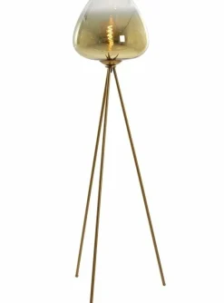 Light en Living Vloerlamp Ø42x146 cm MAYSON glas goud-helder+goud