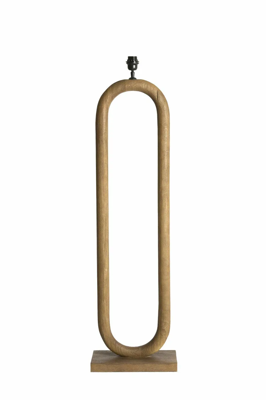Light en Living Vloerlamp 35x20x119 cm PACECO hout grijs-donker bruin