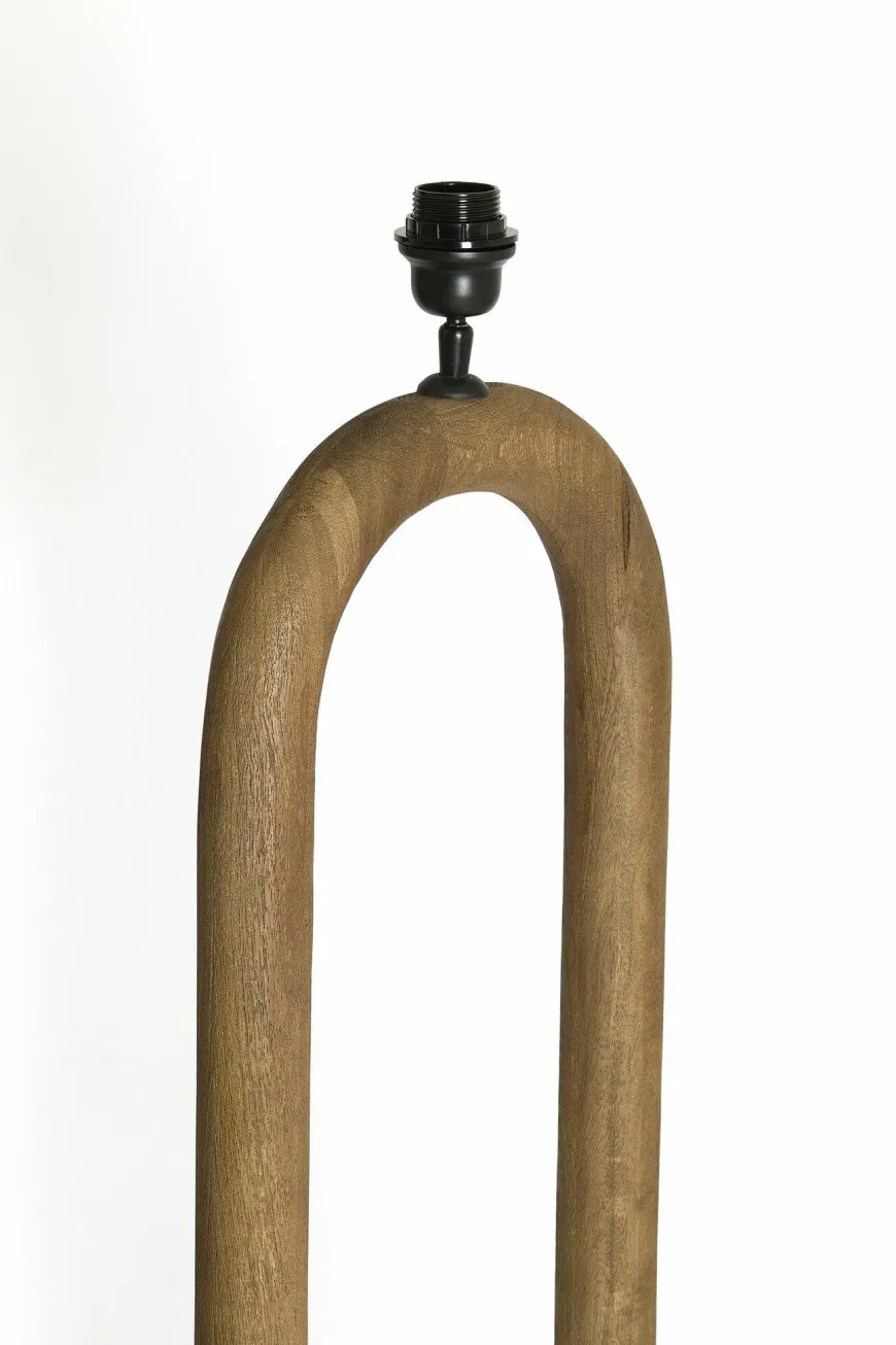 Light en Living Vloerlamp 35x20x119 cm PACECO hout grijs-donker bruin