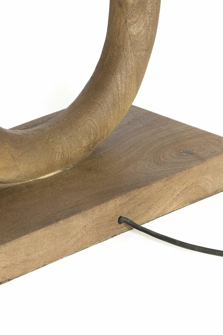 Light en Living Vloerlamp 35x20x119 cm PACECO hout grijs-donker bruin
