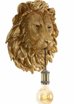 Light en Living Wandlamp 33,5x19x40,5 cm LION antiek brons