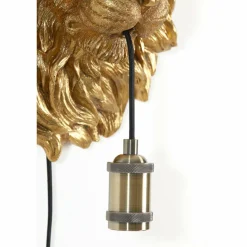 Light en Living Wandlamp 33,5x19x40,5 cm LION antiek brons
