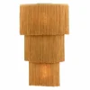 Light en Living Wandlamp 2L 33x14x59 cm MALAIKA bruin