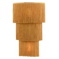 Light en Living Wandlamp 2L 33x14x59 cm MALAIKA bruin