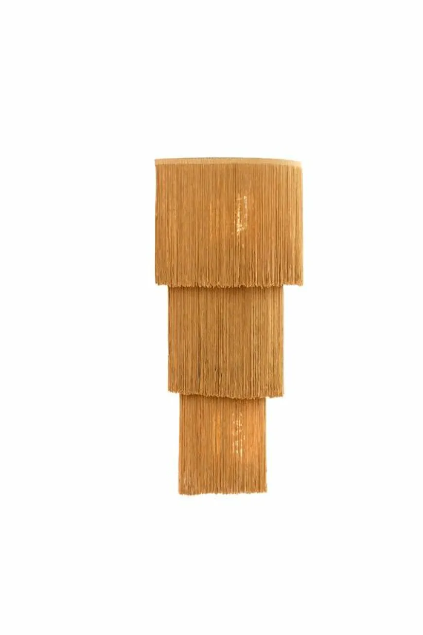 Light en Living Wandlamp 2L 33x14x59 cm MALAIKA bruin