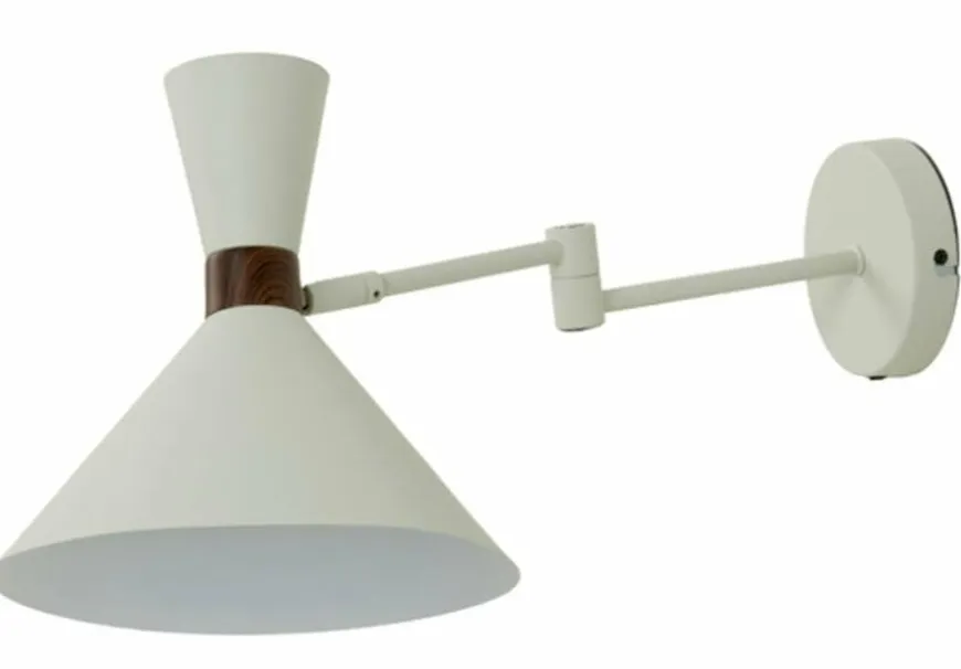 Light en Living Wandlamp 25x25x50,5 cm HOODIES mat zand-grijs