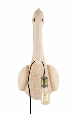 Light en Living Wandlamp 33x28x63 cm PELICAN lichtroze