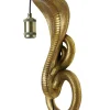 Light en Living Wandlamp 18,5x18x52 cm SNAKE antiek brons