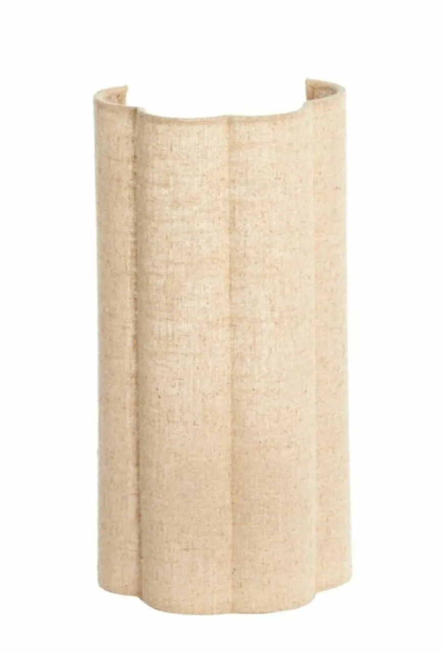 Light en Living Wandlamp E14 15x10x30,5 cm FRINGE naturel