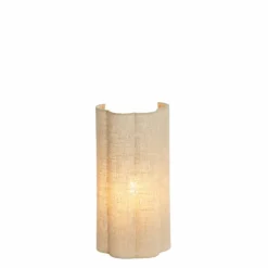 Light en Living Wandlamp E14 15x10x30,5 cm FRINGE naturel