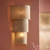 Light en Living Wandlamp 2L 33x14x55 cm MALAIKA taupe