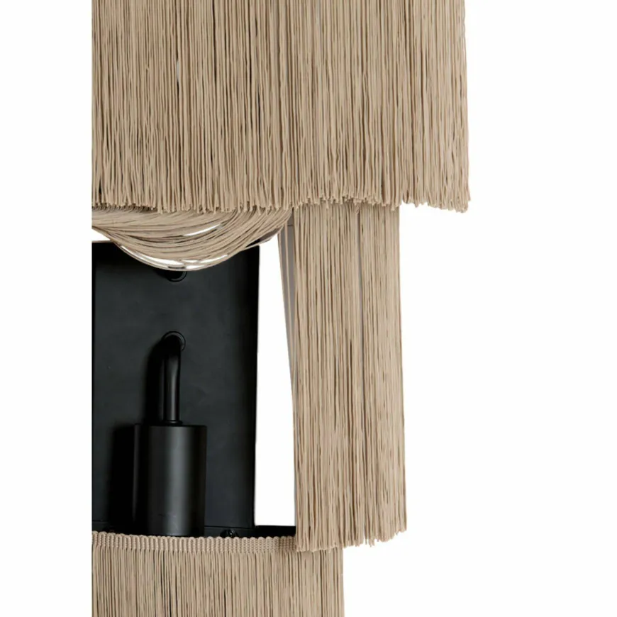 Light en Living Wandlamp 2L 33x14x55 cm MALAIKA taupe