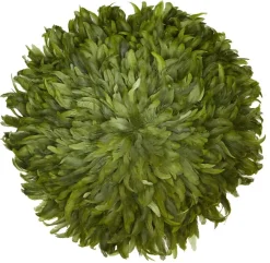 Light en Living Wandornament Ø80 cm PLUM olijf groen