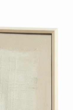 Light en Living Wandornament 60x3,5x80 cm MAREYA olijfgroen+crème