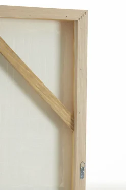 Light en Living Wandornament 60x3,5x80 cm MAREYA olijfgroen+crème