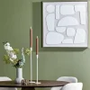 Light en Living Wandornament 80x3,5x80 cm NIEVES zand+crème