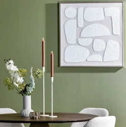 Light en Living Wandornament 80x3,5x80 cm NIEVES zand+crème