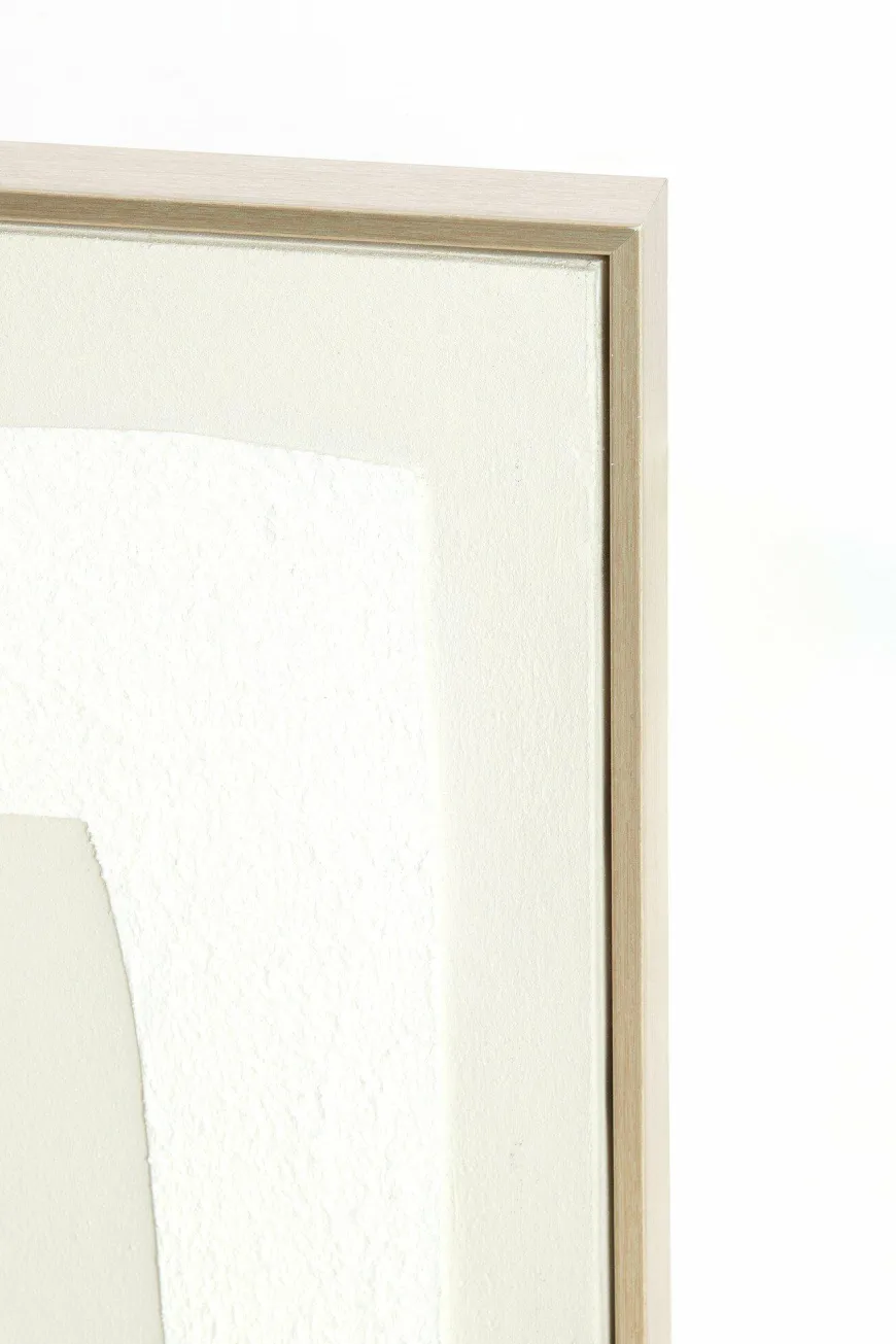 Light en Living Wandornament 80x3,5x80 cm NIEVES zand+crème