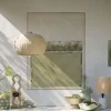 Light en Living Wandornament 90x3,5x120 cm MAREYA olijfgroen+crème