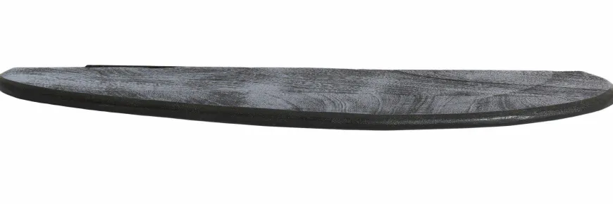 Light en Living Wandplank 70x17x2 cm GINOSA hout mat zwart