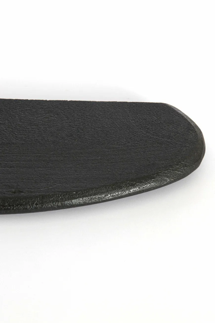 Light en Living Wandplank 70x17x2 cm GINOSA hout mat zwart