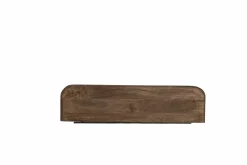 Light en Living Wandplank 70x17x3 cm TARONTU mat grijs/bruin