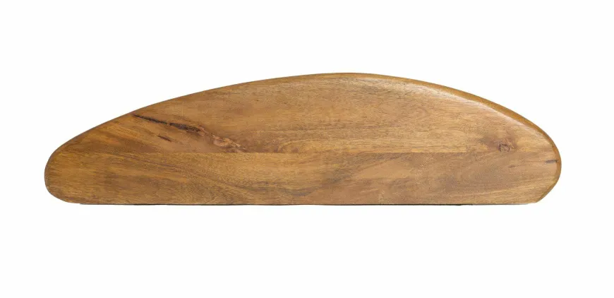 Light en Living Wandplank 70x17x3 cm GINOSU olie bruin