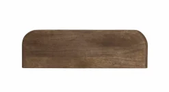 Light en Living Wandplank 50x15x3 cm TARONTU mat grijs/bruin