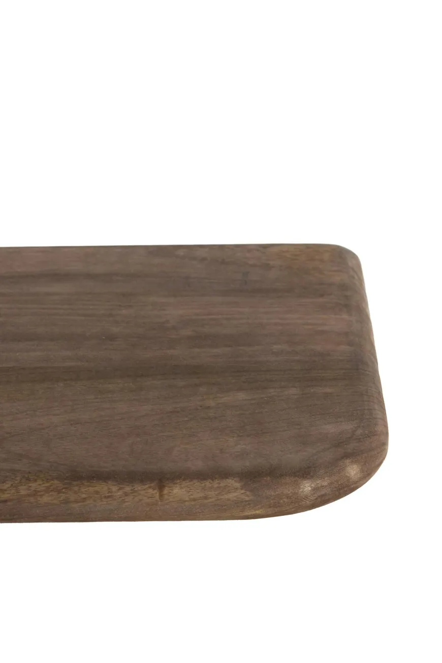 Light en Living Wandplank 50x15x3 cm TARONTU mat grijs/bruin