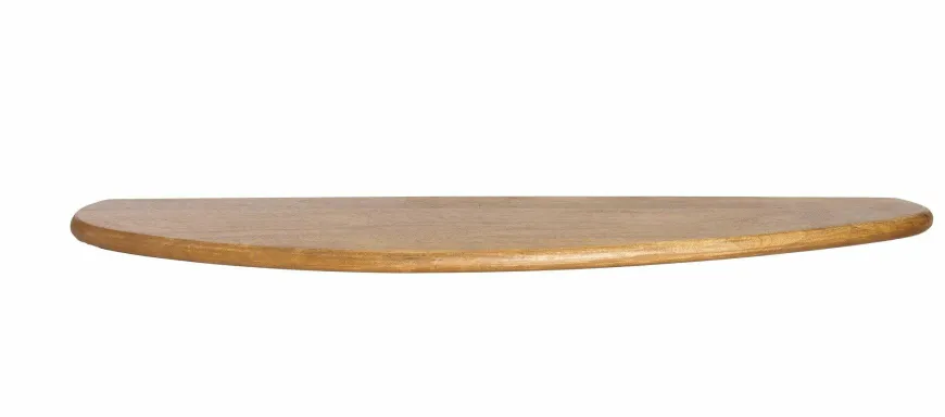 Light en Living Wandplank 100x25x3 cm GINOSU olie bruin