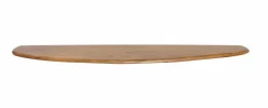 Light en Living Wandplank 80x20x3 cm GINOSU olie bruin
