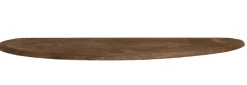 Light en Living Wandplank 70x17x3 cm GINOSU mat donker bruin