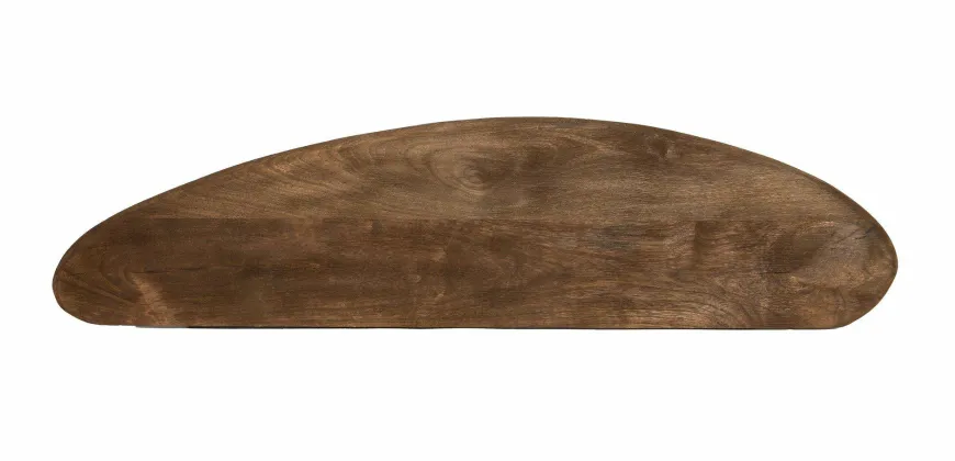 Light en Living Wandplank 70x17x3 cm GINOSU mat donker bruin