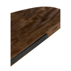 Light en Living Wandplank 70x17x3 cm GINOSU mat donker bruin