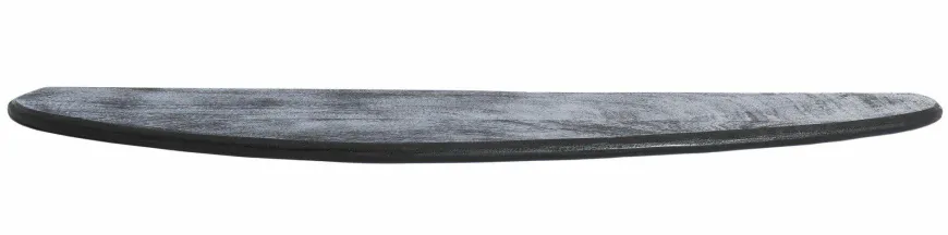 Light en Living Wandplank 90x19x2 cm GINOSA hout mat zwart