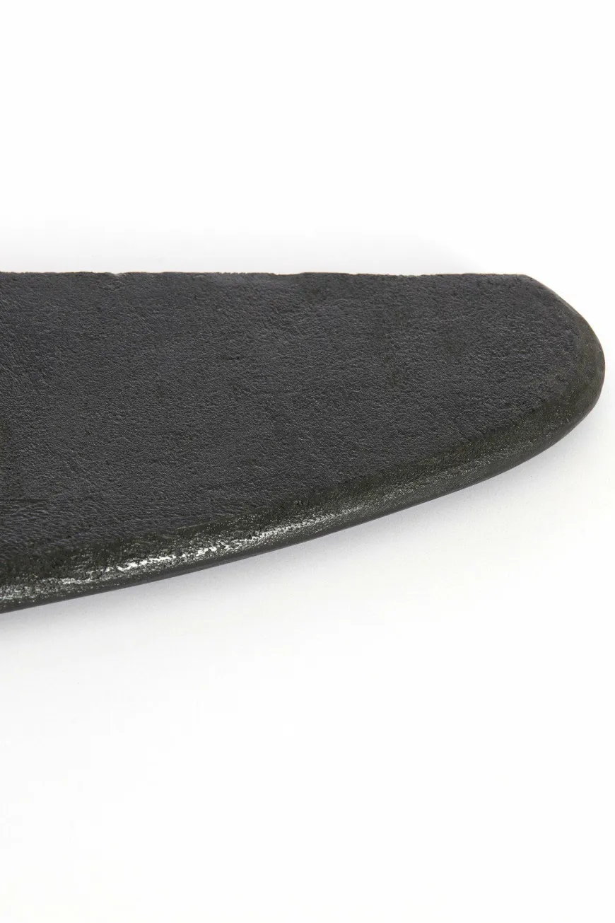 Light en Living Wandplank 90x19x2 cm GINOSA hout mat zwart