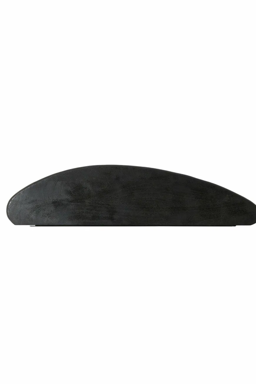 Light en Living Wandplank 90x19x2 cm GINOSA hout mat zwart