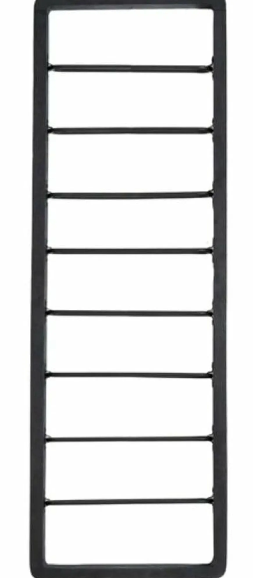 Light en Living Wijnrek 8 flessen 40x6x120 cm SORRENTO hout zwart+zwart