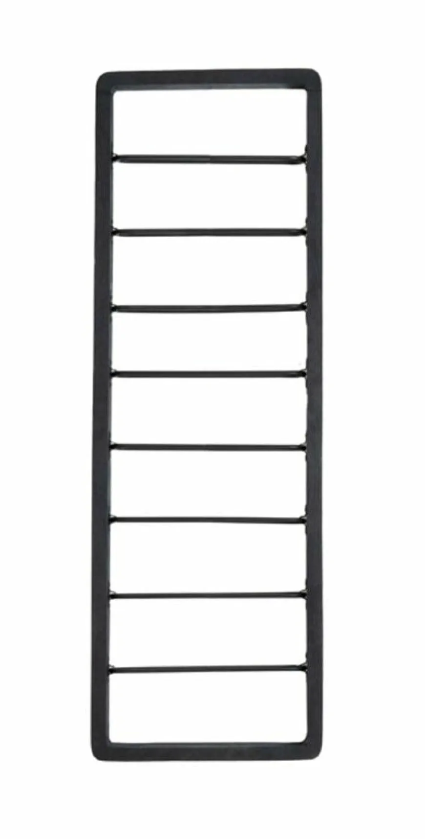 Light en Living Wijnrek 8 flessen 40x6x120 cm SORRENTO hout zwart+zwart