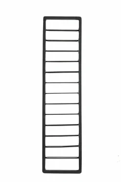 Light en Living Wijnrek 13 flessen 40x6x160 cm SORRENTO hout zwart+zwart