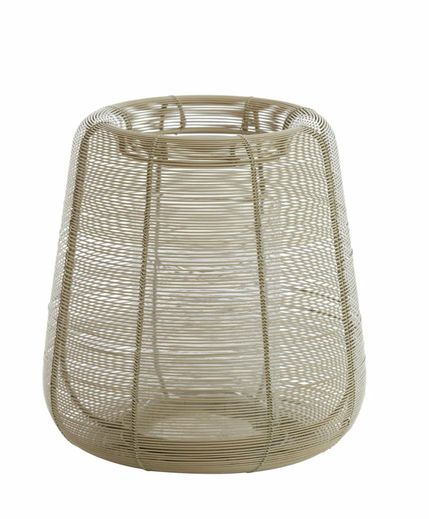 Light en Living Windlicht Ø28x29 cm ADETA mat zand